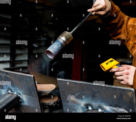 welding steel with propane torch